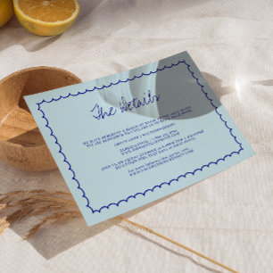 Modern Hand-Drawn Wedding RSVP Card