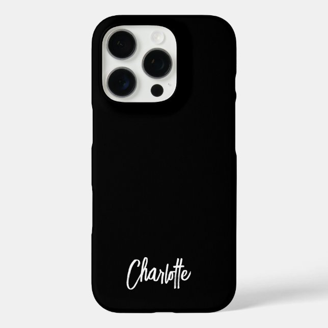 Modern Hand Lettered Script Personalised Case-Mate iPhone Case (Back)