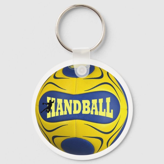 Modern HandBall Portecles Key Ring (Front)