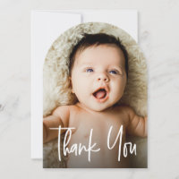Modern Handlettering Custom 2 Photos Baby Shower