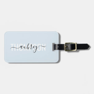Modern Handwriting Calligraphy Name Simple Luggage Tag