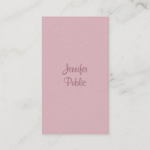 Modern Handwriting Script Name Elegant Template Business Card