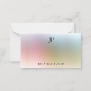 Modern Handwritten Monogram Colourful Template