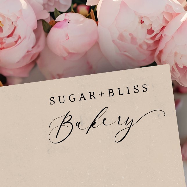 Modern Handwritten Script Bakery Business Self-inking Stamp (Creator Uploaded)