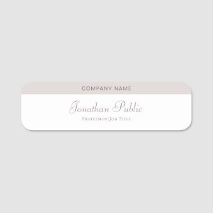 Modern Handwritten Script Name Template Elegant Tag
