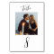 Modern Handwritten Script Wedding Photo