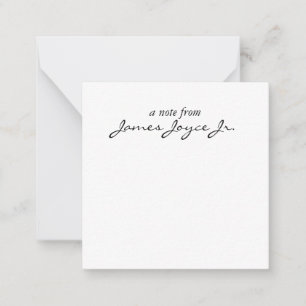Modern Handwritten Stylish Calligraphy Card