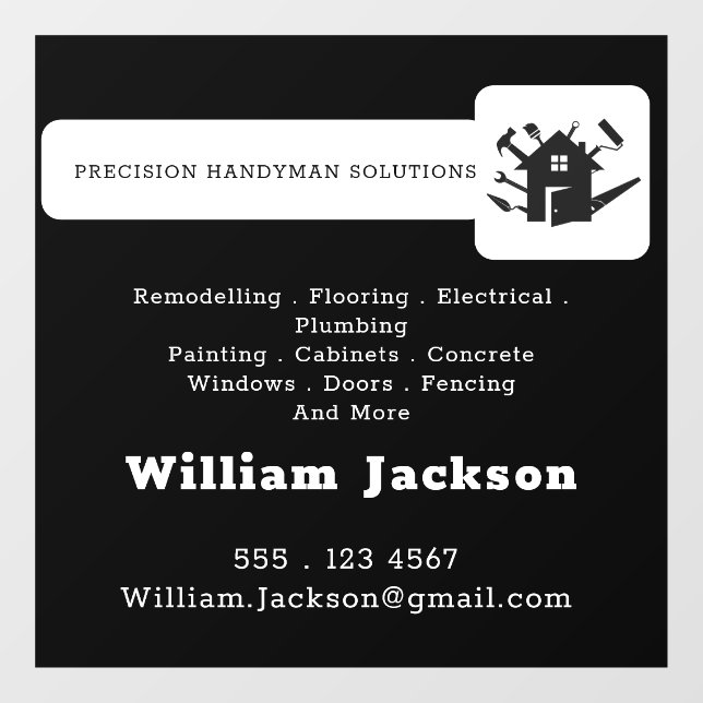 Modern handyman construction custom logo (Sheet)