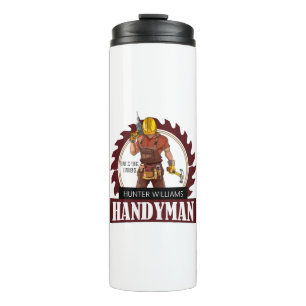 Modern Handyman Maintenance Contractor Tools Thermal Tumbler