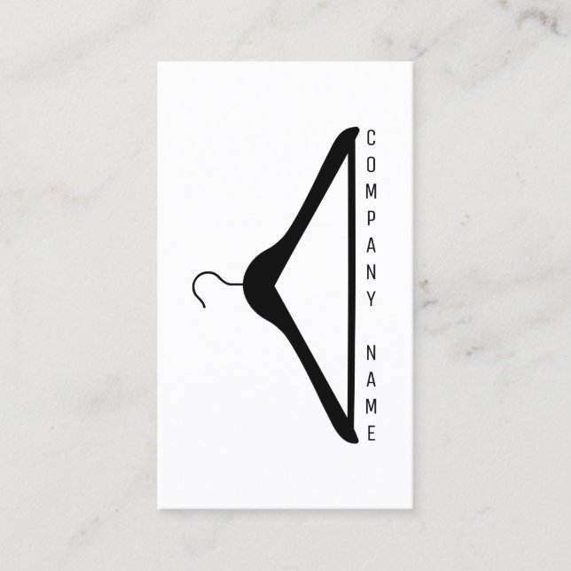 Modern Hanger Business Card (Front)