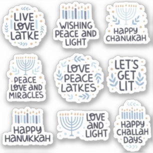 Modern Hanukkah Typography Funny