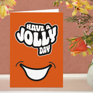 Modern Happy (Birth)Day Text Folded Greeting Card