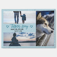 Modern Happy Father's Day Photo Collage Custom