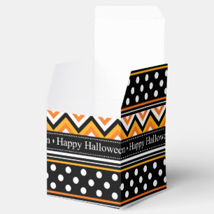 Modern Happy Halloween Pattern Favour Box