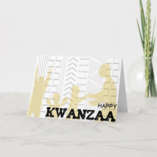 Modern Happy Kwanzaa Holiday Card