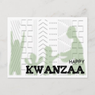 Modern Happy Kwanzaa Postcard