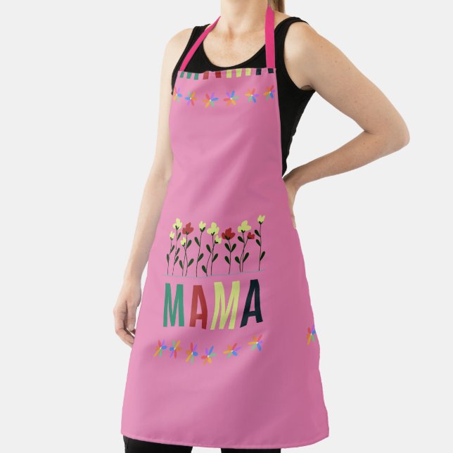 Modern Happy Mother's Day  Apron (Insitu)
