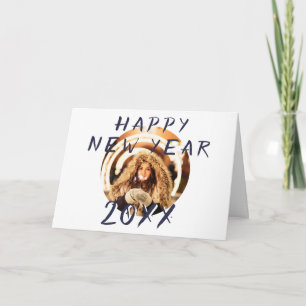 Modern Happy New Year 2023 Photo  Holiday Card