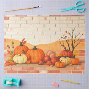 Modern Happy Thanksgiving Beautiful Fall Tissue Paper