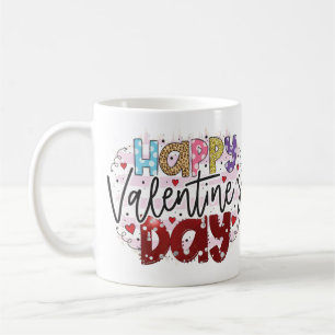Modern Happy Valentine's Day Coffee Mug