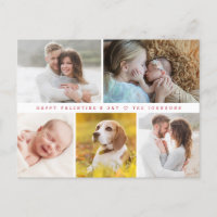 Modern Happy valentine's day Custom family Photos