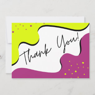 Modern Harmony Thank You Card