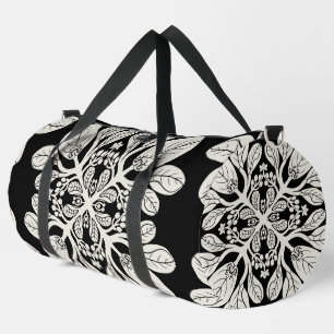 Modern hawaiian print duffle bag