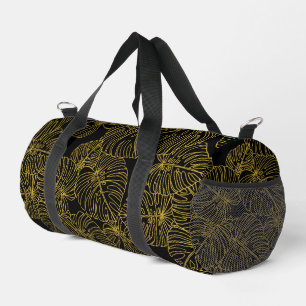 Modern hawaiian print duffle bag