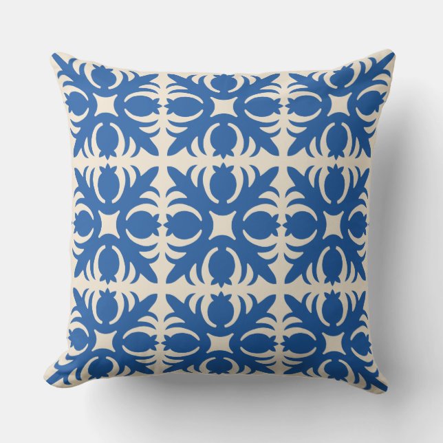MODERN HAWAIIAN QUILT PILLOW- pineapple Cushion (Front)