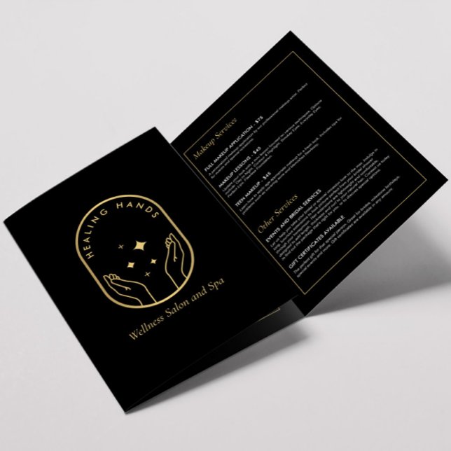 Modern Healing Hands Massage, Wellness Brochure (Creator Uploaded)