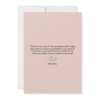 Modern Heart Graduation Thank You Card