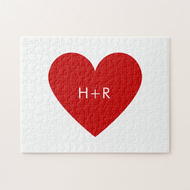 Modern Heart Jigsaw Puzzle (Horizontal)