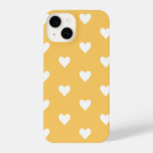 Modern Hearts Pattern iPhone 14 Case
