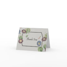 Modern Heirloom Morning Glory Thank You