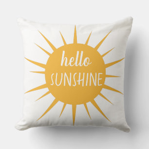Modern Hello Sunshine Cushion