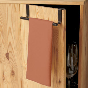 Modern Heritage Solid Rich Terracotta Tea Towel