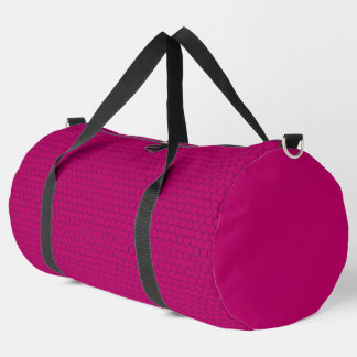 Modern Hexagonal Grid Geometric Pattern BB0066 Duffle Bag