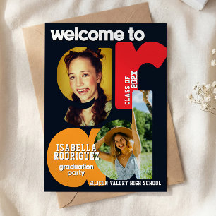 Modern High School Graduation Invitation