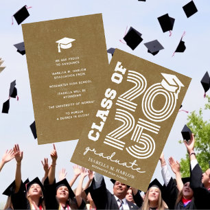 Modern Highschool Graduation Announcement