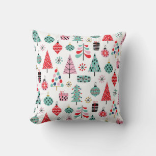 Modern Holiday Cushion   Cosy Christmas Pattern