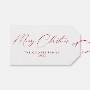 Modern Holiday Gift Tag