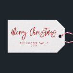 Modern Holiday Gift Tag<br><div class="desc">These family holiday gift tags are perfect for a personalised holiday present.</div>