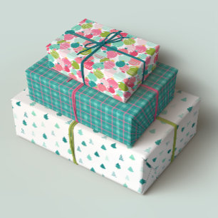 Modern Holiday Gift Wrap Set