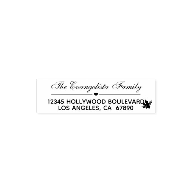 Modern Holiday Holly Festive Self-Inking Stamp (Design)