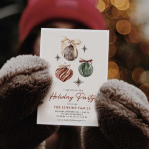 Modern Holiday Party Invitation