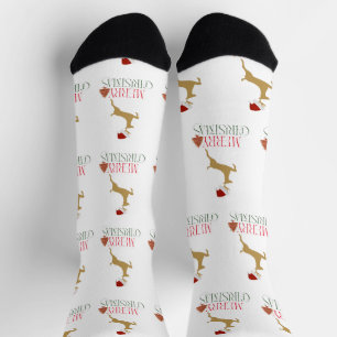 Modern Holiday  Socks Christmas