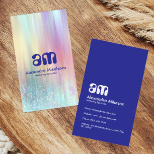 Modern Holographic Creative Branding Business Card