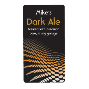 Modern Home brewed beer Labels