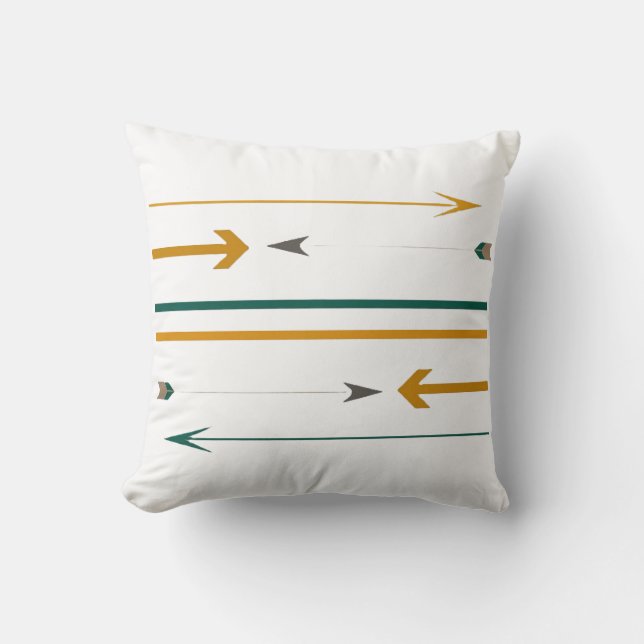 Modern Home Decor Featuring Arrow Graphics Cushion (Front)