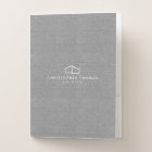 Modern Home Logo Grey Linen